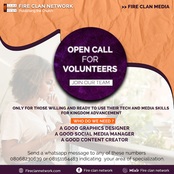 OPPORTUNITY TO BECOME A KINGDOM MEDIA PERSONNEL_ FIRECLAN MEDIA