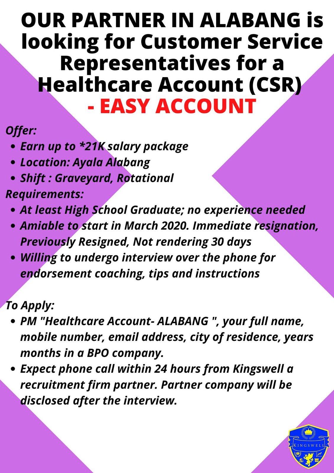 BPO and Call Center Job Openings