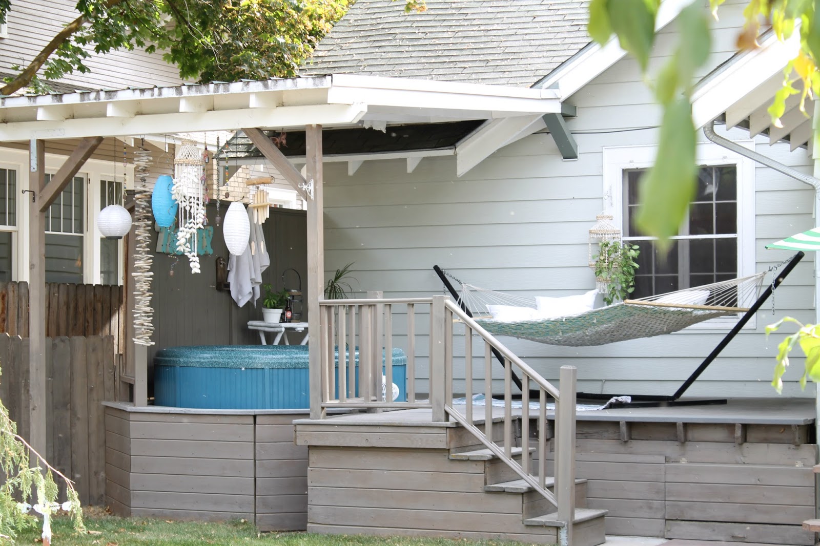 Our Patio Makeover Before & After The Wicker House