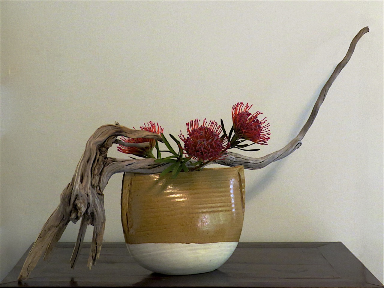 ROADSIDE IKEBANA TWO VESSELS, ONE ARRANGEMENT