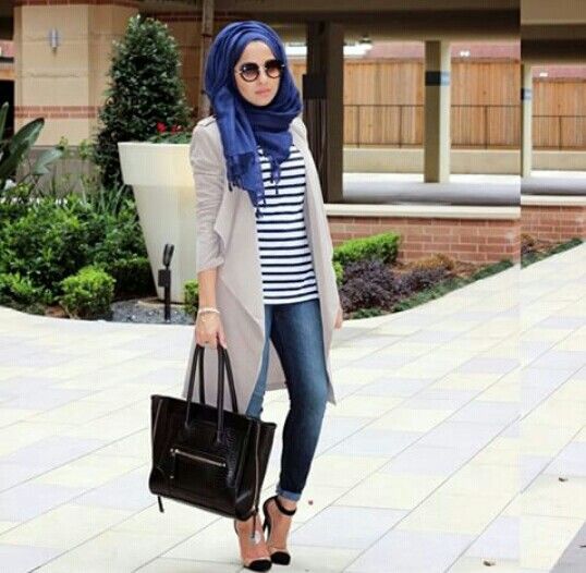  Style Hijab Dengan Celana Jeans 