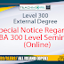 Special Notice Regarding BA 300 Level Seminars (Online)
