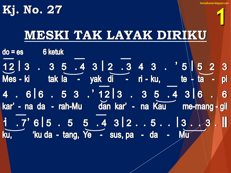 TouRoeroekan: Kidung Jemaat No. 27