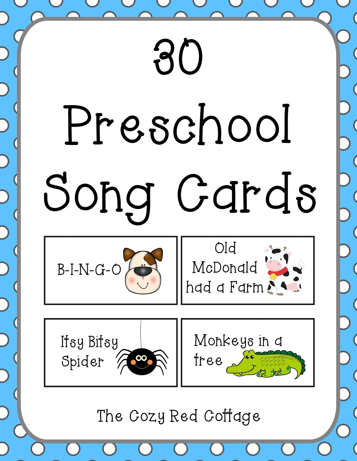 Free Printable Preschool Songs