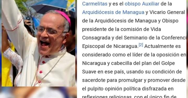 Nicaragua Silvio Báez Ortega, padre espiritual y autor intelectual del
