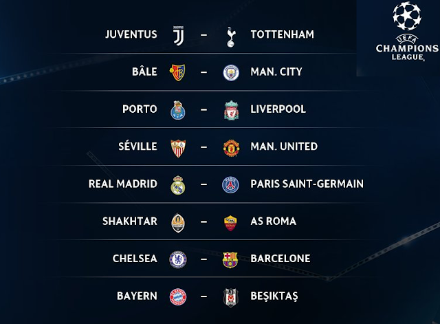 Chaine Diffusion Tirage Au Sort Ligue Des Champions Tirage au sort de l'UEFA Champions League & Ligue Europa 16es de finale