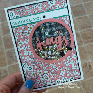 Lovely Inside and Out Shaker Card
