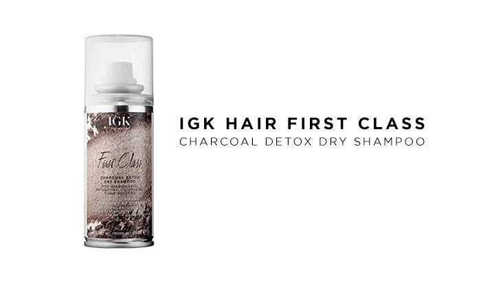 IGK HAIR First Class Charcoal Detox Dry Shampoo | Best Dry Shampoo for Oily or Greasy Hair | NeoStopZone
