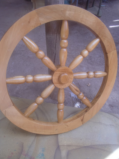 Decoraciones Manualidades En Madera: Como Hacer Una Rueda De Madera Facil