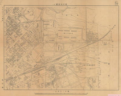 臺中市街圖(1916年8月)