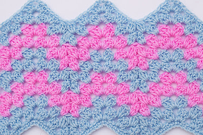 1 - Crochet Imagen Puntada zig zag a crochet por Majovel Crochet