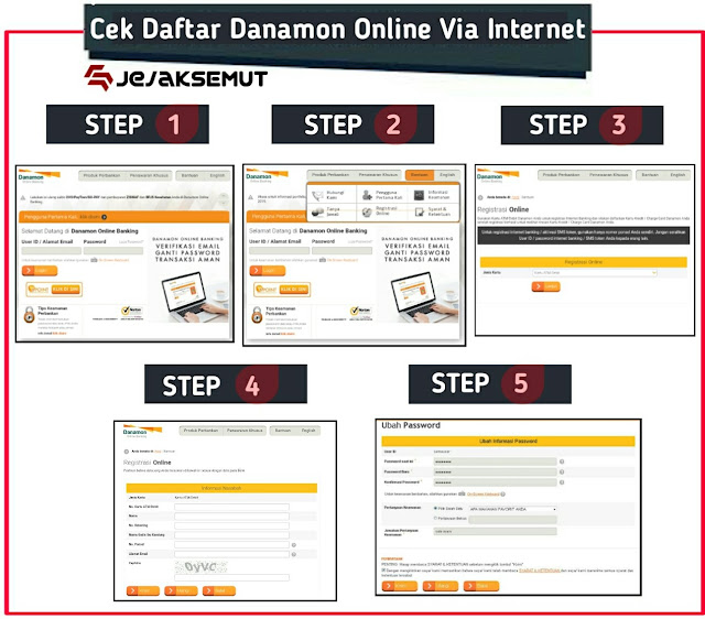 cara daftar internet banking danamon