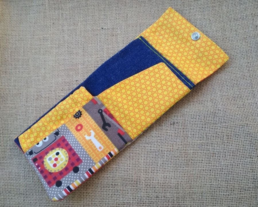 Cartera handmade uve