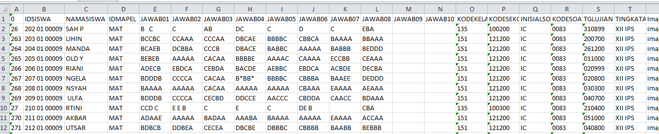 Aplikasi Koreksi Lembar Jawaban Komputer Gratis