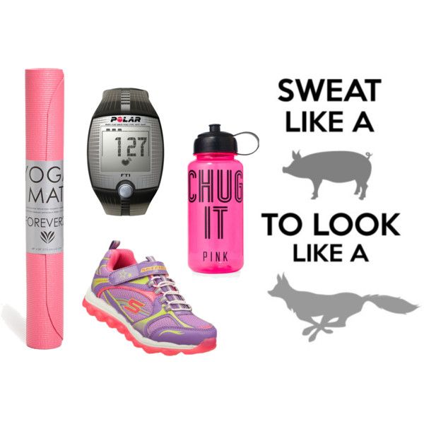 yoga mat  forever 21 : polar watch   : running shoes ...