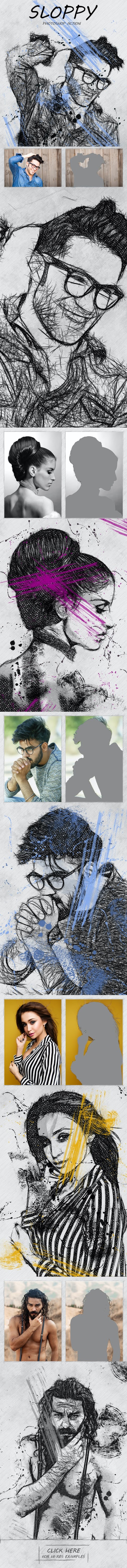 GraphicRiver - Sloppy Photoshop Action 31404626 2 preview