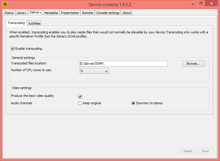serviio dlna media streaming server serviio dlna media streaming server