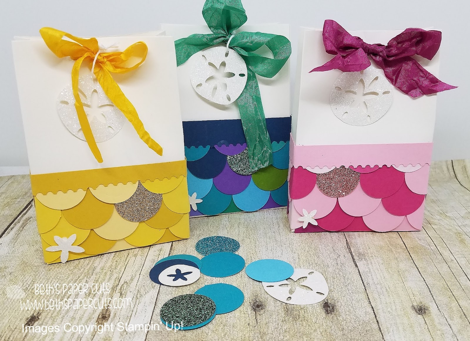 Beth's Paper Cuts "Under the Sea" party Favors