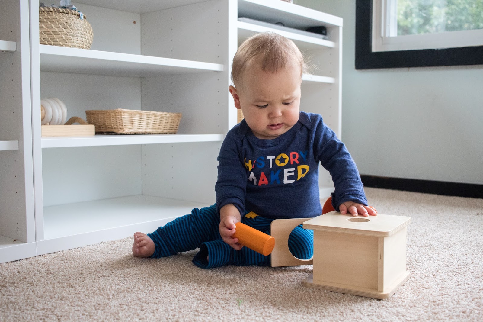 In and Out Work Montessori Baby Week 44