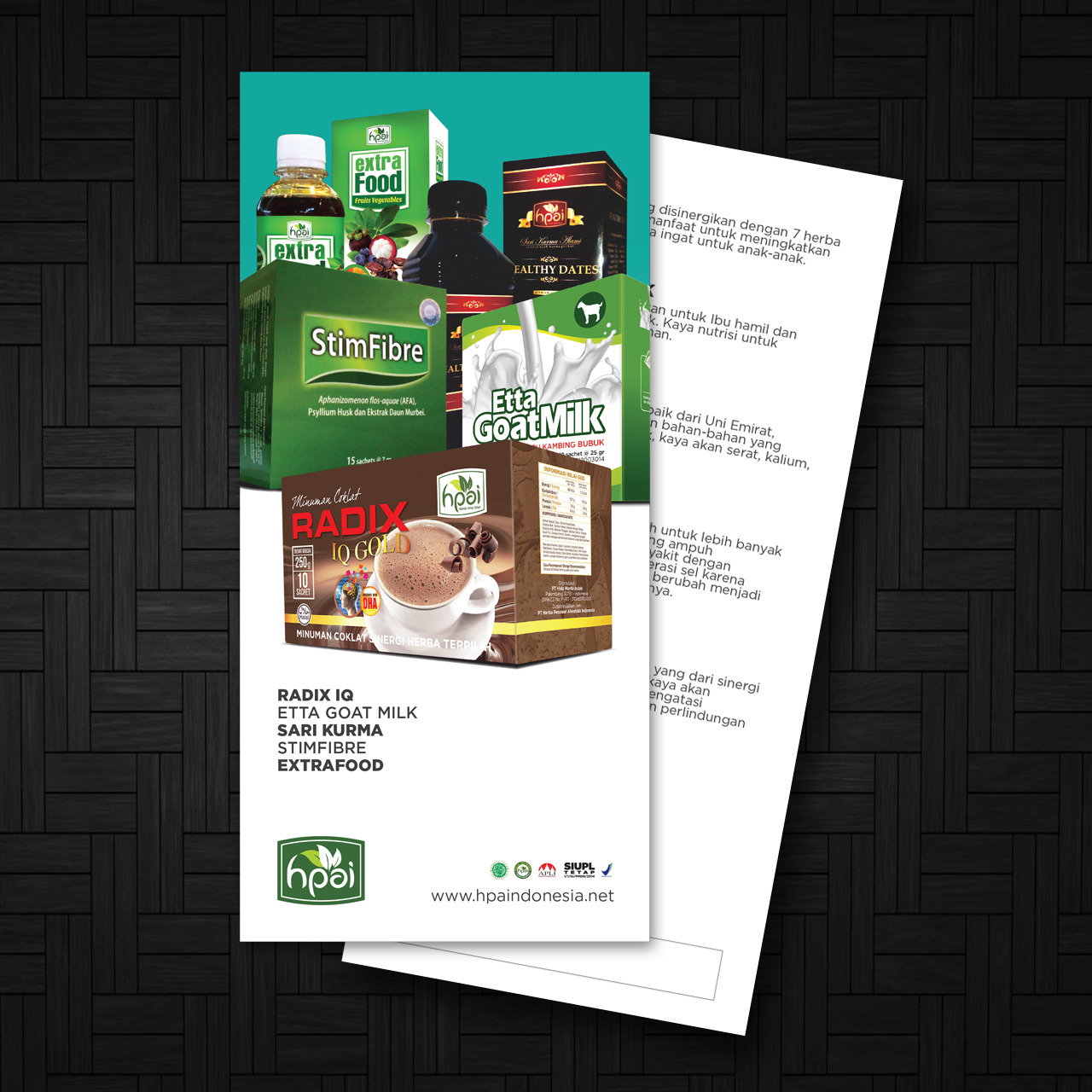 HNI HPAI Support System Brosur Produk Supplement