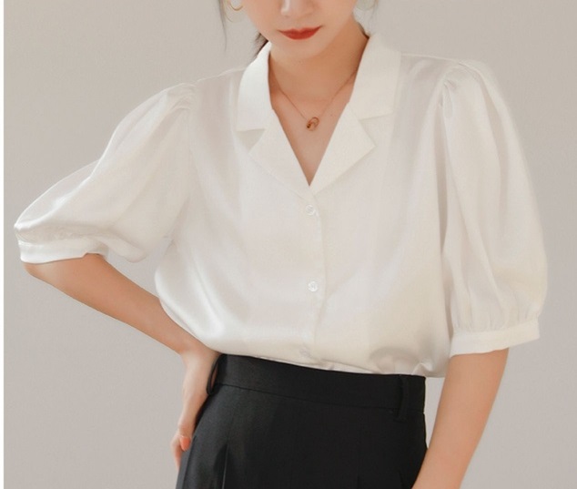 ÁO SƠ MI CÔNG SỞ NỮ NGẮN TAY, ÁO KIỂU CỔ 2 VE AA574 13 sm 2022 06 18 10 46 17 0700 CKOIJFGIJX