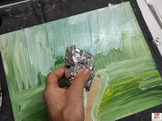 tecnica pintar con acrílicas