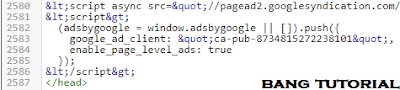 Memasang Kode Pendaftaran Adsense Non Hosted Memasang Kode Pendaftaran Adsense Non Hosted