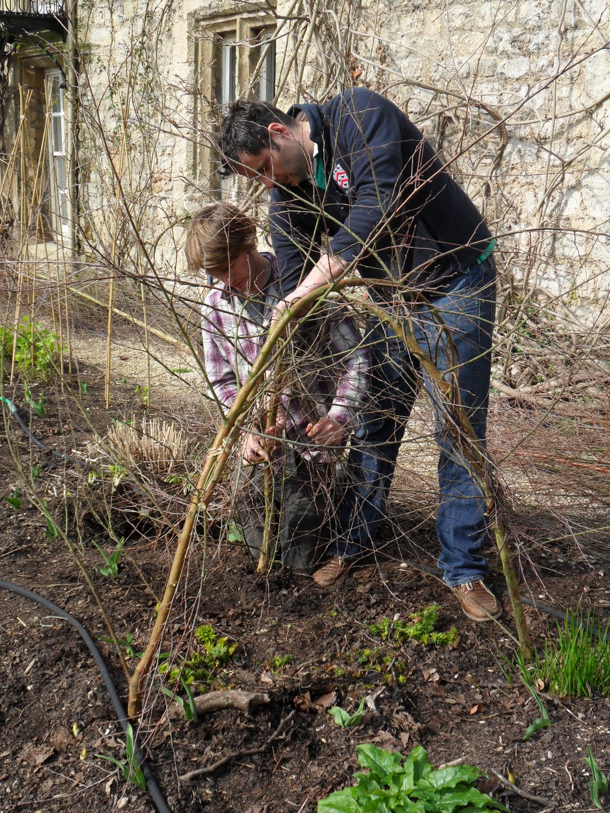Worcester College Gardeners 20092018 Basket Weaving