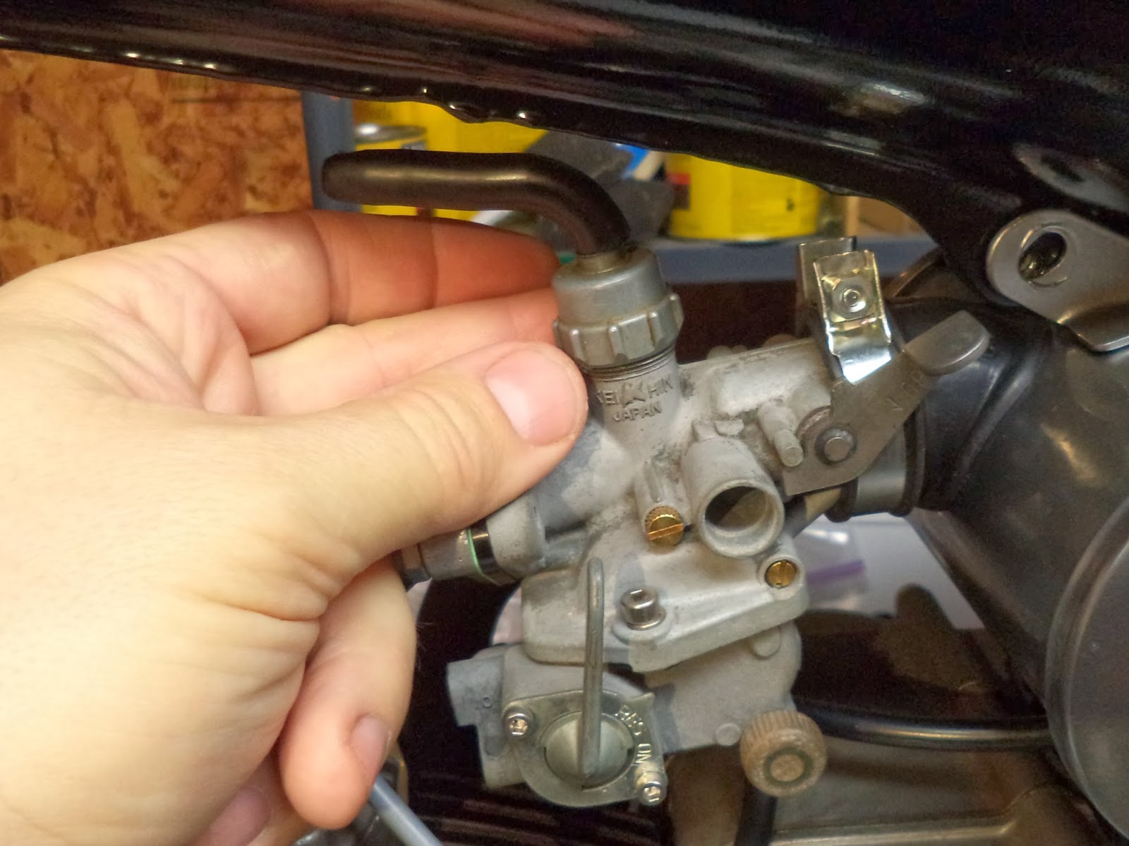 Tear it up, fix it, repeat: CT70 Carb Top and some wiring