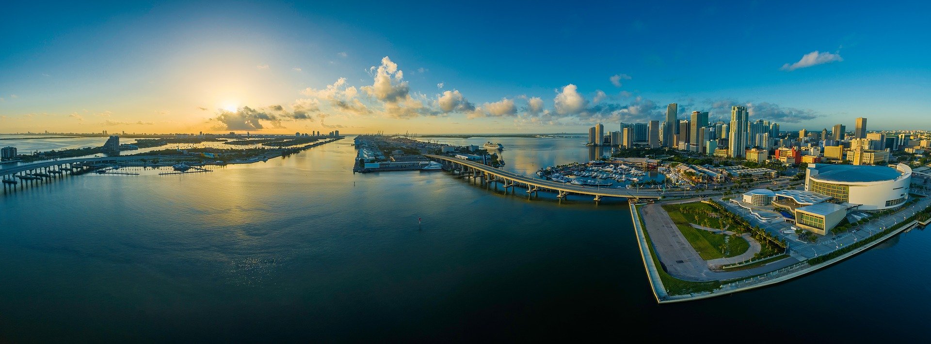 Panorama in Miami Florida