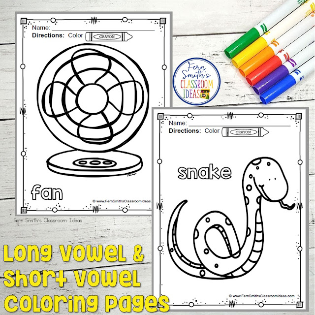 Need Something Fun for Long Vowel and Short Vowel Review at the Start