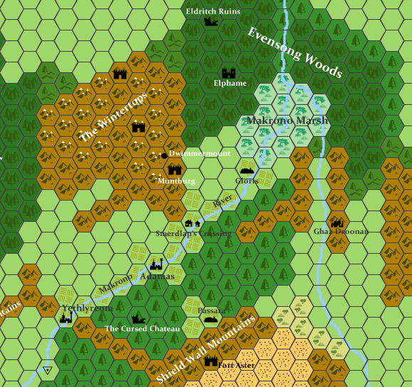 GROGNARDIA: Playing with Hexographer
