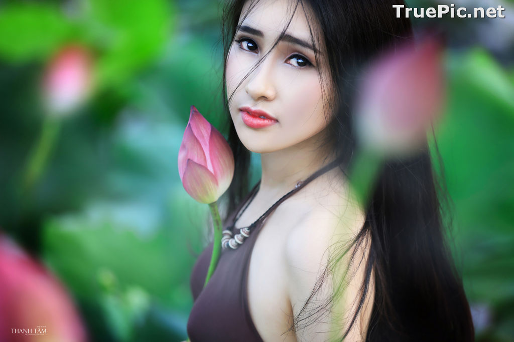 Image Vietnamese Model - Hong Rubyshi - Beauty Girl and Lotus Flower #1 - TruePic.net - Picture-17