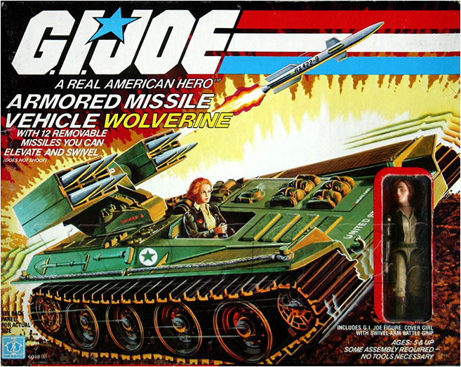 Hasbro GI Joe ARAH 1983 Wolverine Missile Bomb Rocket Part 