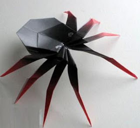 origami paper spider