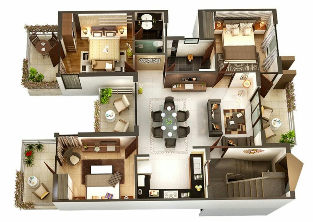 11 Examples Small House Plans With Loft Master Bedroom