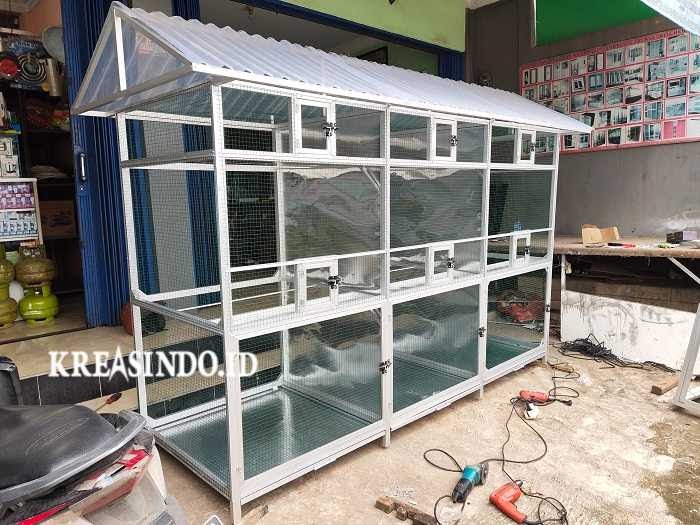 Jasa Kandang Aluminium Untuk Burung Murai Batu Custom Desain Terbaik