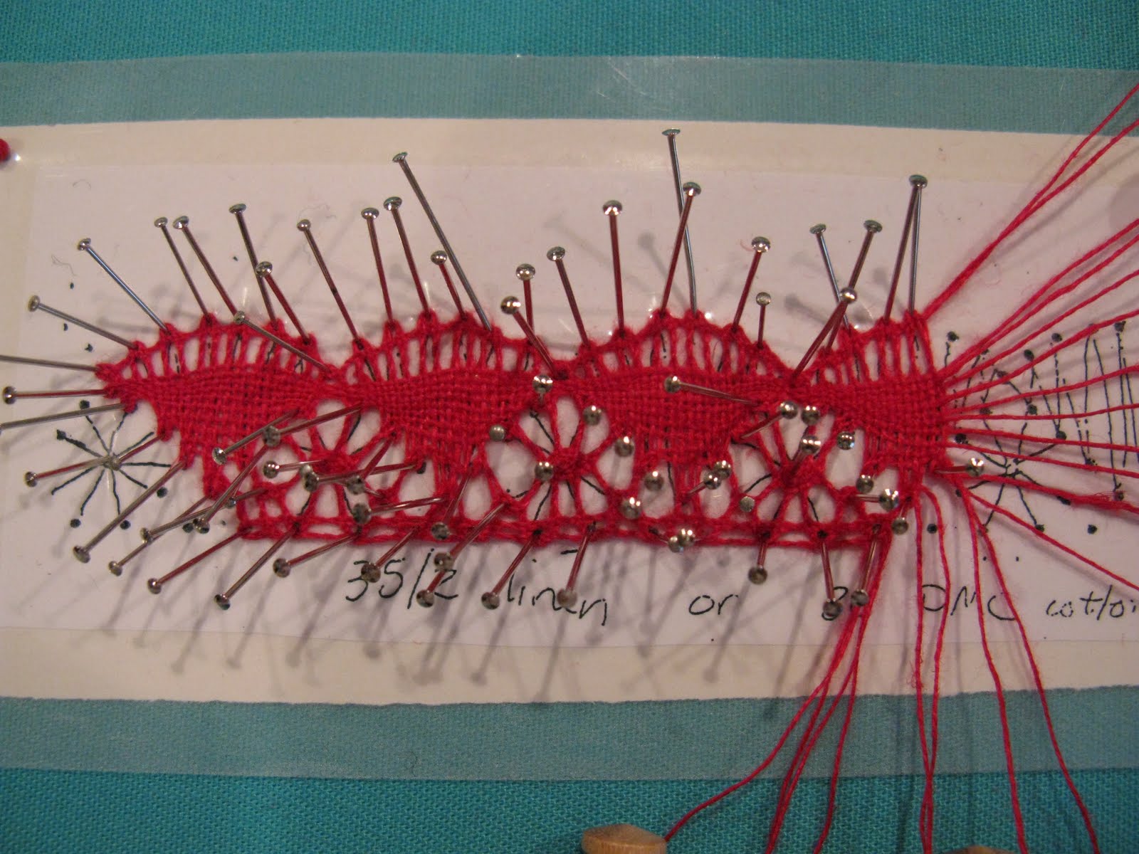 Darla's Bits and Pieces Learning bobbin lace