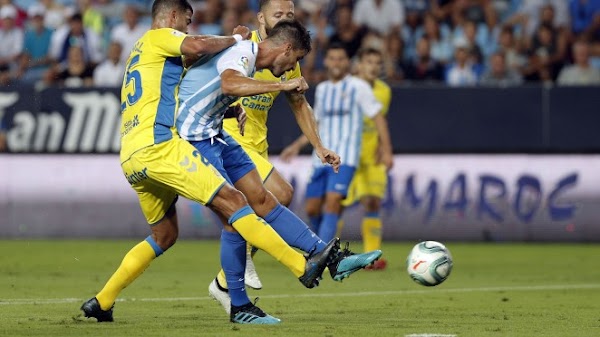 El Málaga saca un punto de su debut en casa contra Las Palmas (1-1)