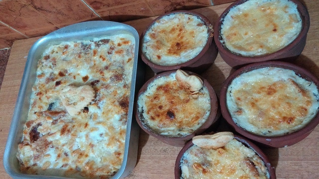 طريقة عمل أم علي بالرقاق والكريم شانتيه