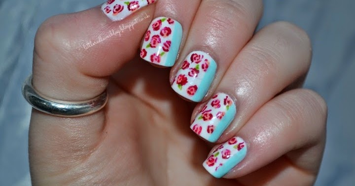 Little Red Loves: Barry M Floral Nails