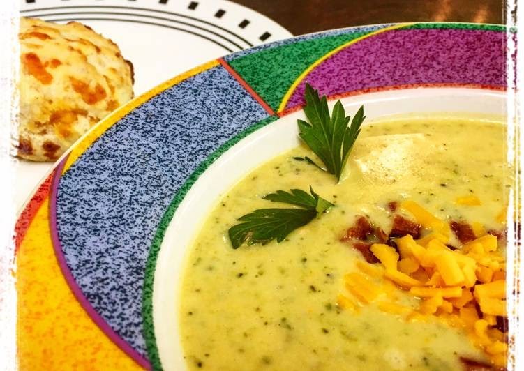 Bacon Cheddar Broccoli Soup Recipe Berita Hangat