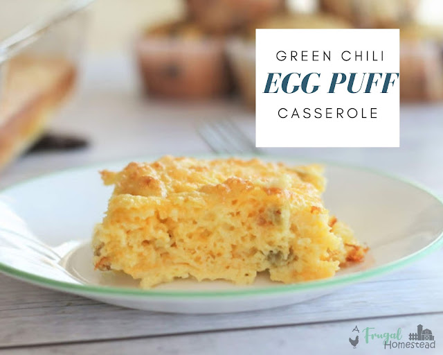Easy Green Chili Egg Casserole