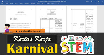 Kertas Kerja Penganjuran Karnival STEM Peringkat Sekolah   