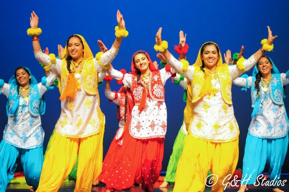 Bhangra costume.