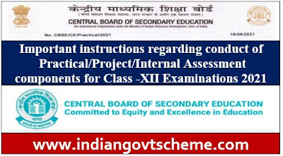 Practical Assessment components for Class -XII