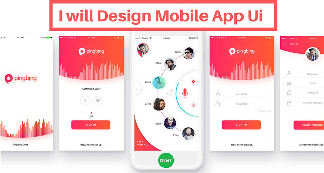 I Will Design Website Or Mobile App Ui Mock Up In Adobe Xd Only For 5 Dollars