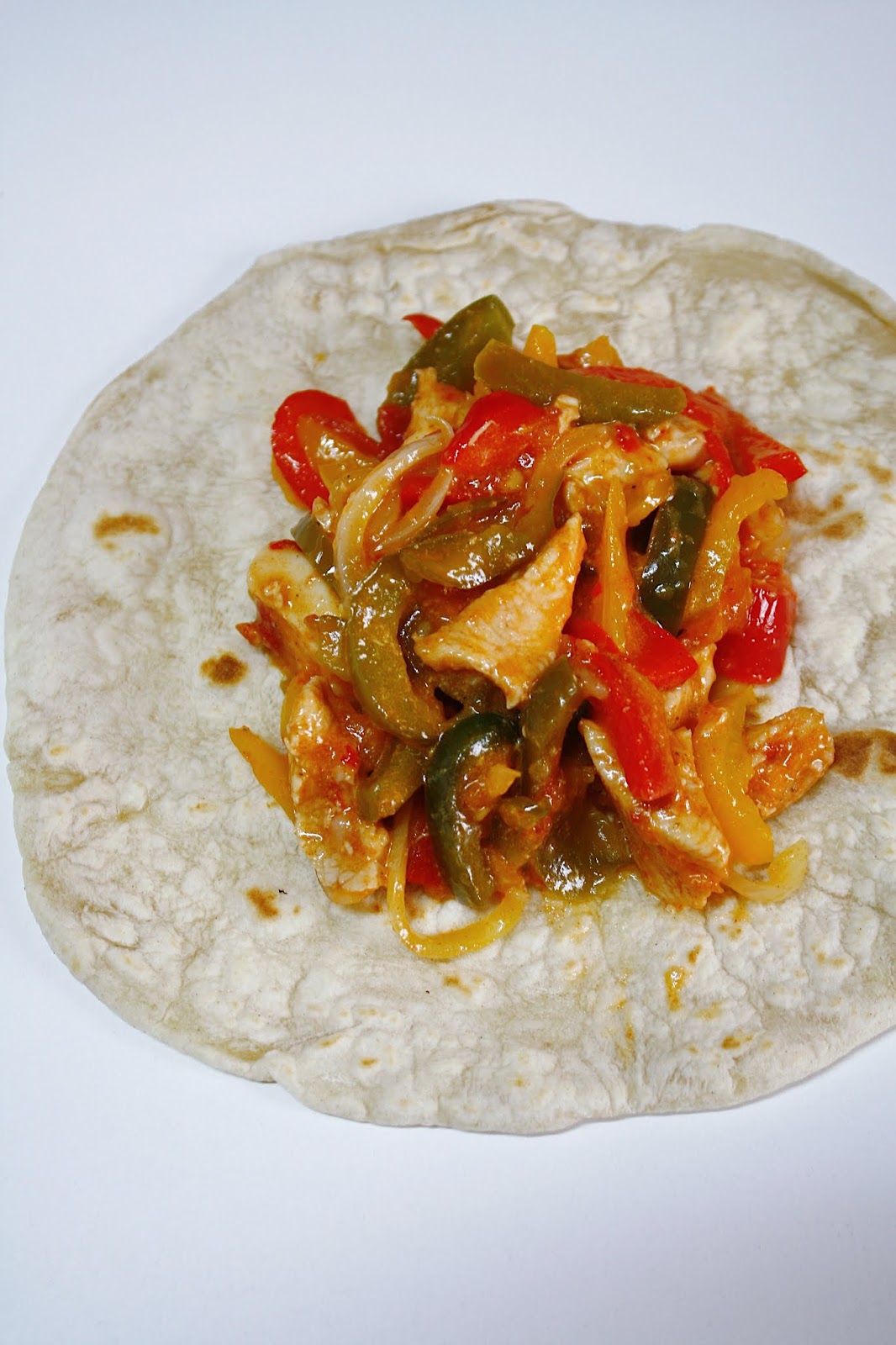 Fajitas de pui Teacher is cooking