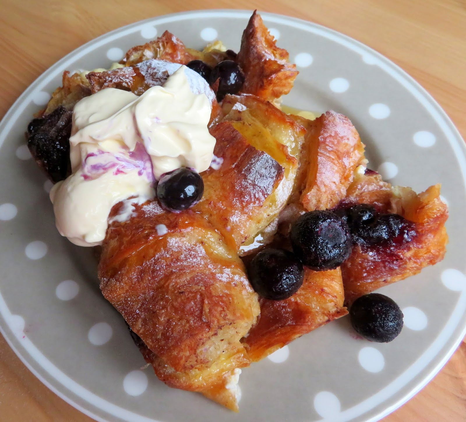 Berry & Cream Croissant French Toast for Two The English Kitchen