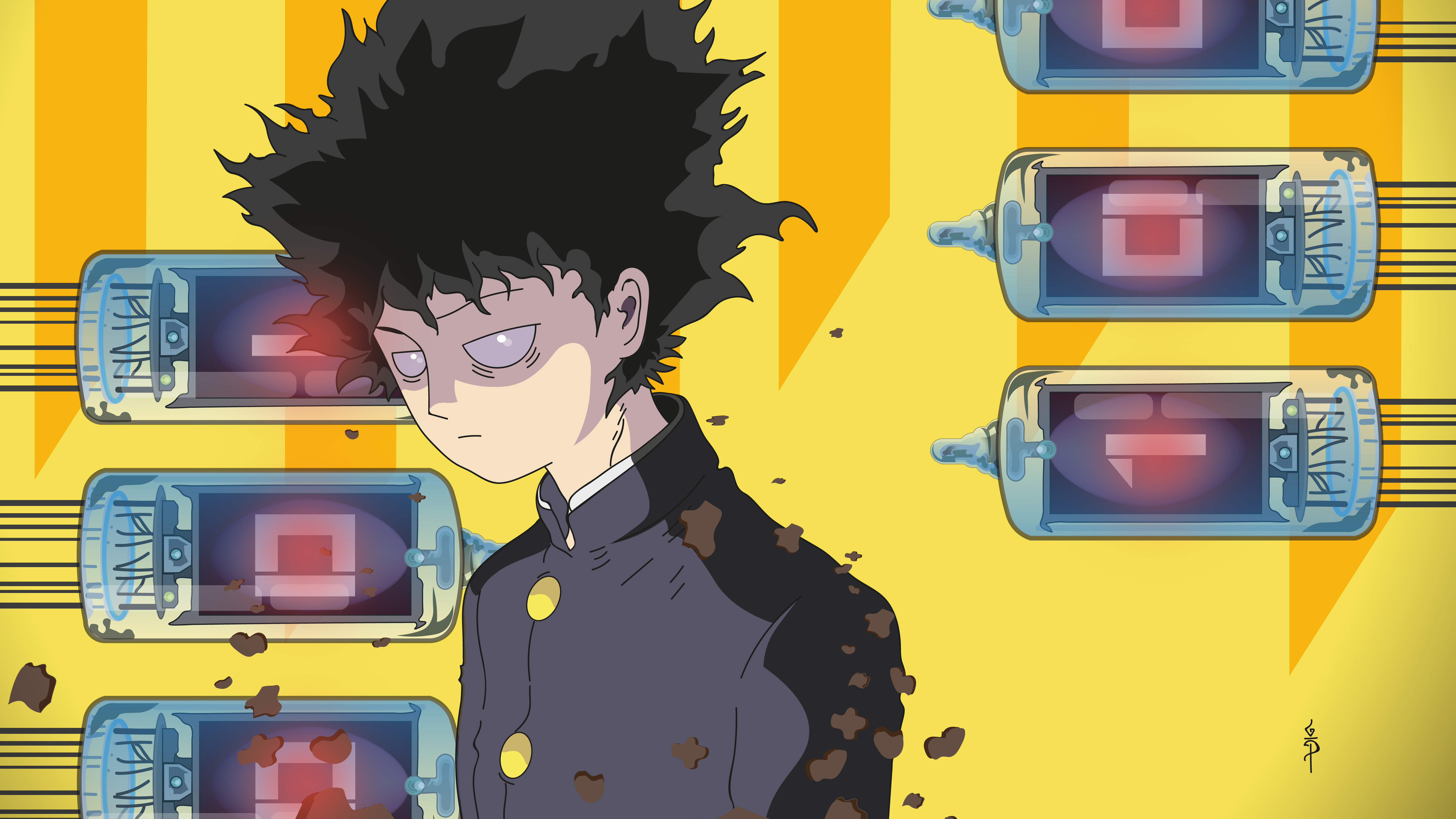 Mob Psycho 100, 100 Rage, Shigeo Kageyama, 8K, 7680x4320, 22